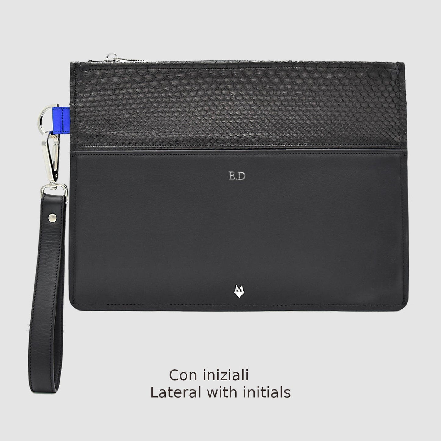Custodia personalizzabile MacBook in pelle Laptop Sleeve Borsa in vero Pitone MacBook Pro 14  2021, MacBook Air 13 M2/M1  2022-2018, 13.3" MacBook Pro M2/M1 2022-2016, Surface PRO X/7/6/5